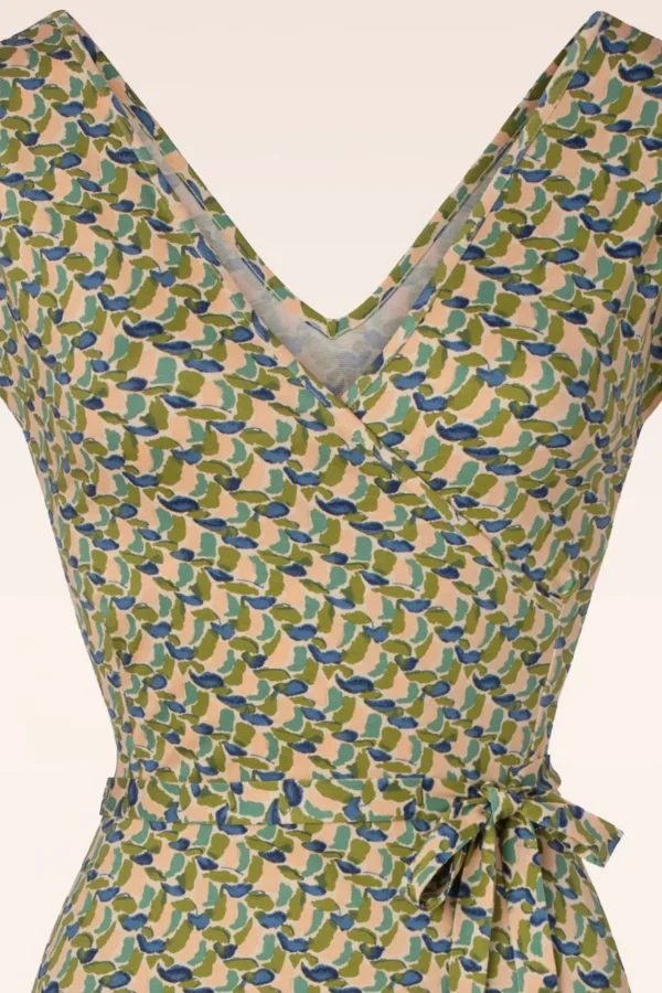 Cheap King Louie Mira Merlini Jurk In Woodbine Groen