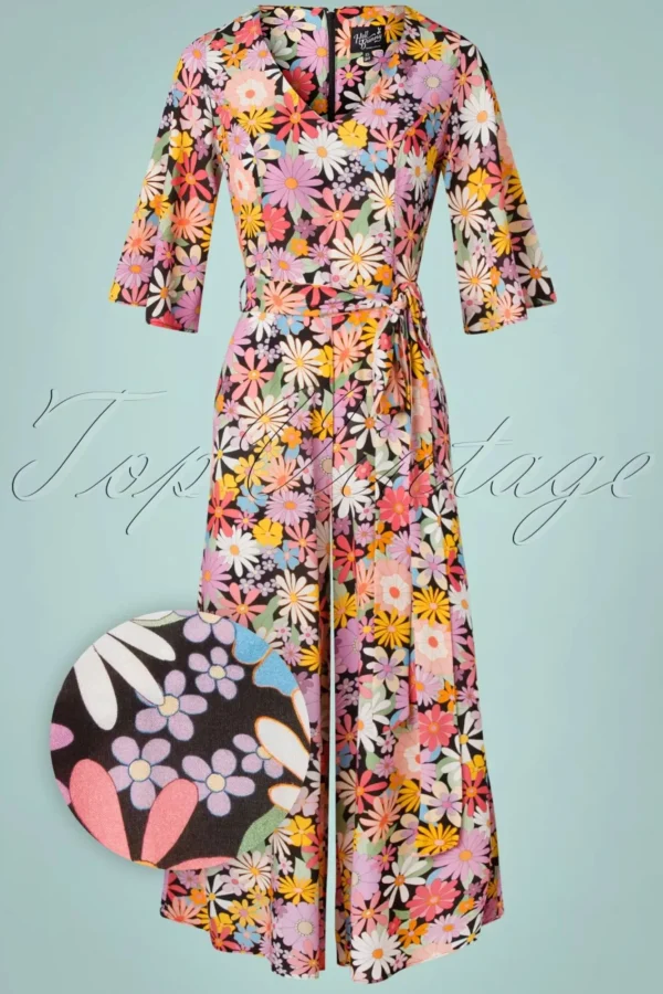 Store Bunny Nadine Bloemen Jumpsuit In Multi