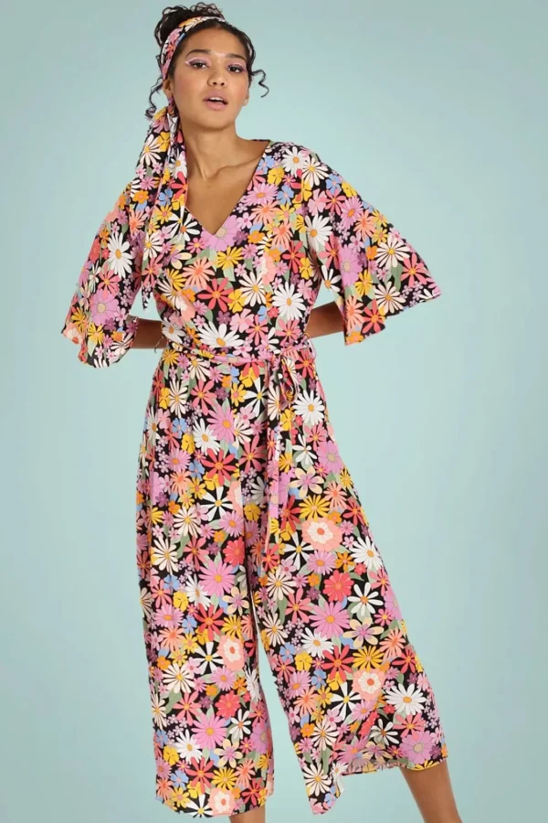 Store Bunny Nadine Bloemen Jumpsuit In Multi