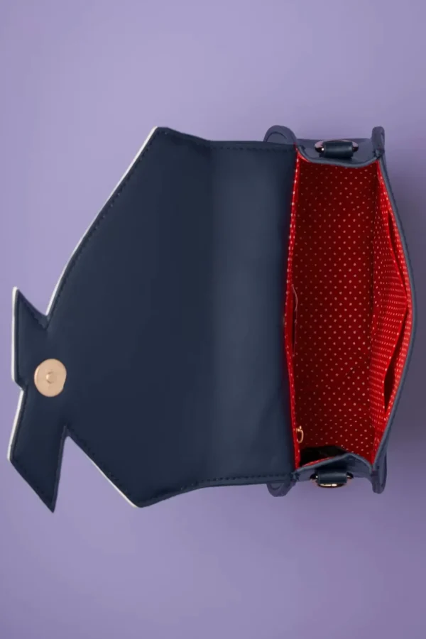 Fashion Banned Retro Nautical Kelly Lee Handtas In Marineblauw
