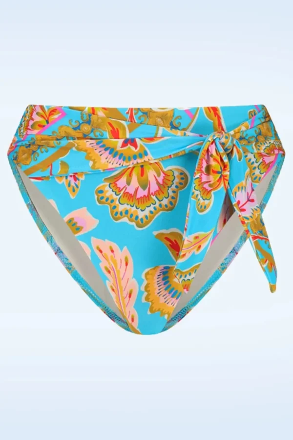 Online Cyell Orient High Waist Bikini Broekje In Blauw