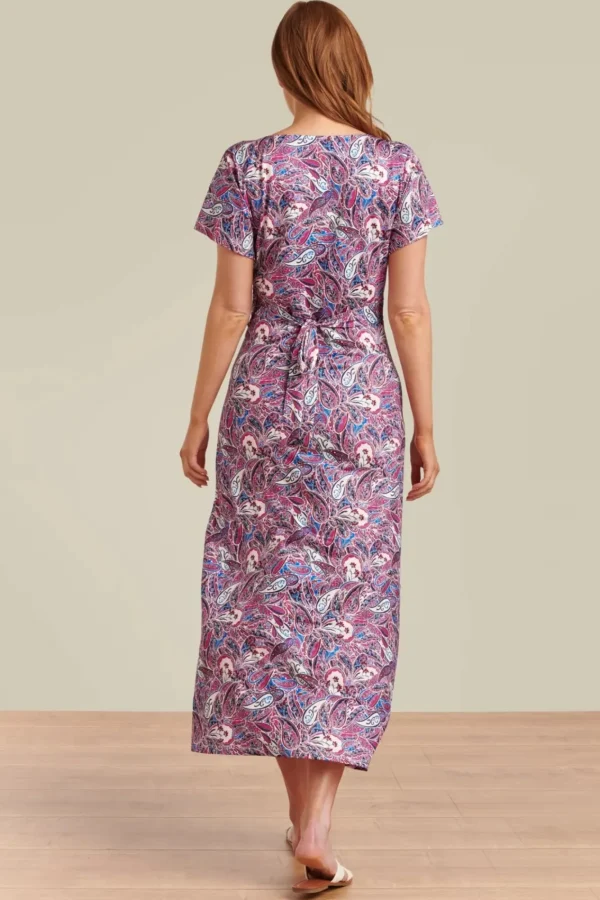 Online Smashed Lemon Paisley Maxi Jurk In Multi