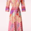 Online K-Design Paula Polo Jurk In Oranje