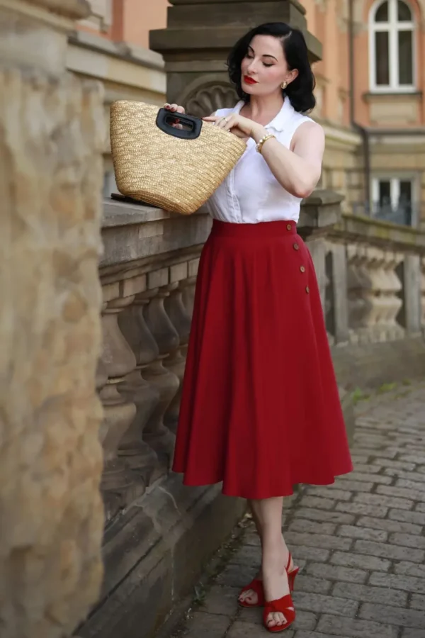 Online Banned Retro Polly May Swingrok In Rood