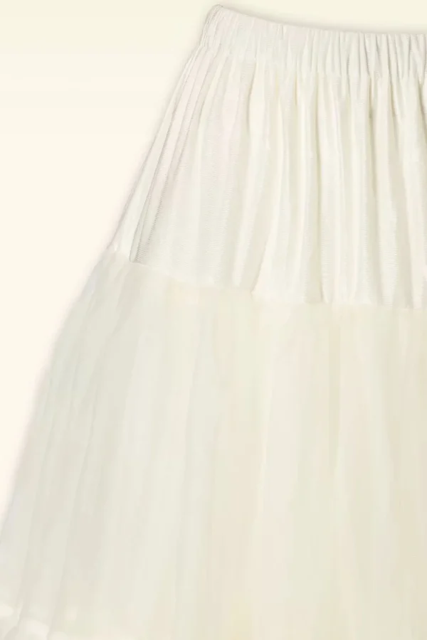 Hot Banned Retro Queen Size Lola Lifeforms Petticoat In Ivoor