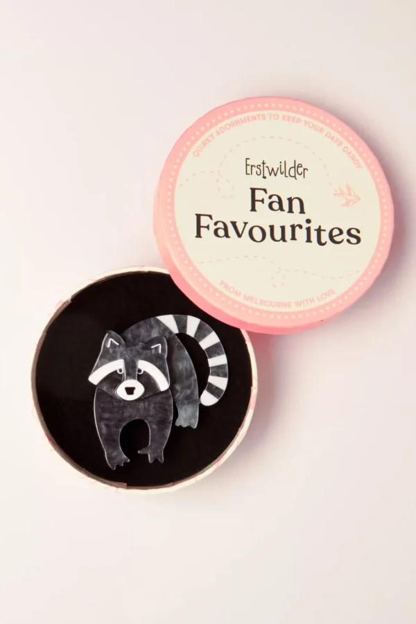 Flash Sale Erstwilder Randy Raccoon Broche