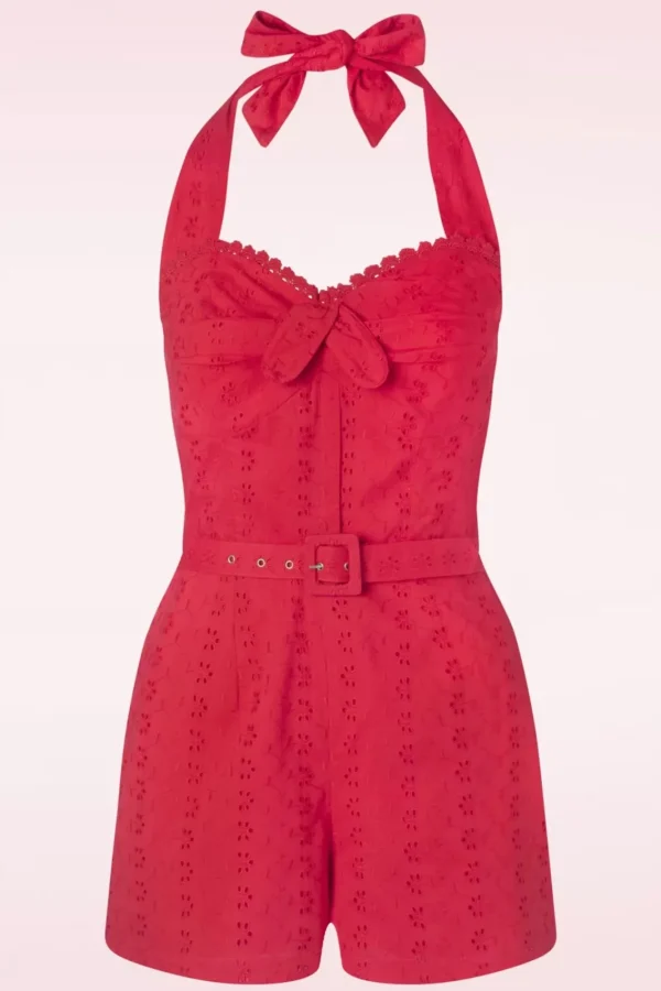 Flash Sale Timeless Raven Playsuit In Rood