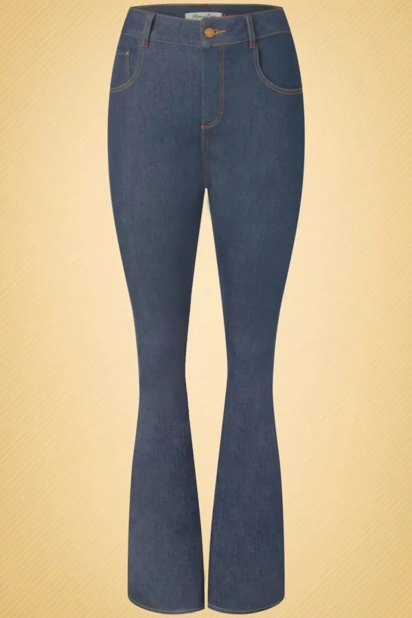 Cheap Rock-a-Booty Rosa Jeans In Denimblauw