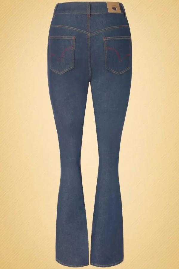 Cheap Rock-a-Booty Rosa Jeans In Denimblauw
