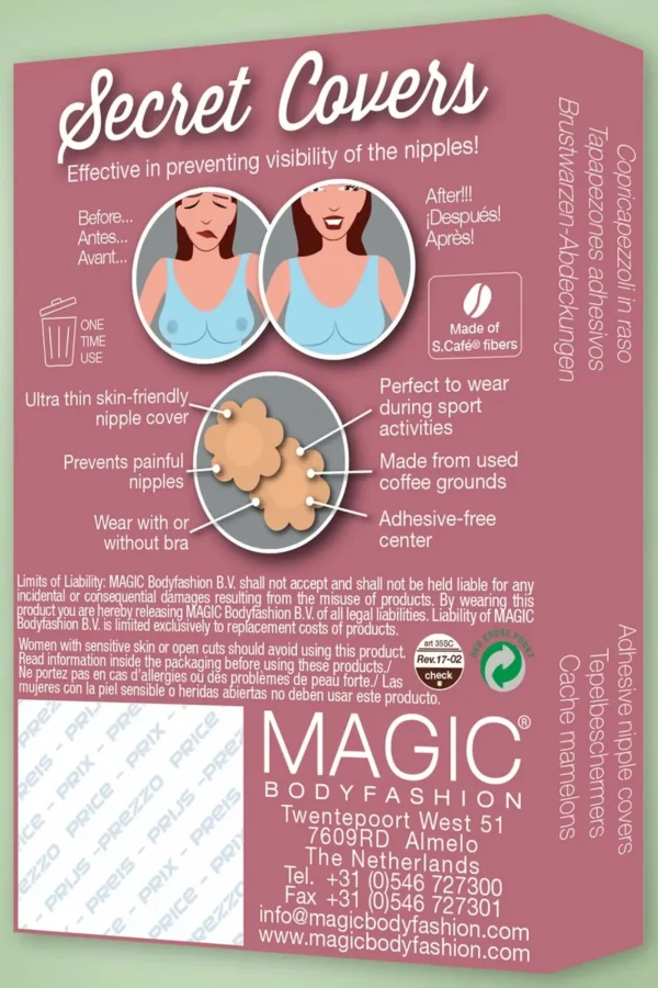 Best MAGIC Bodyfashion Secret Covers 6 Paar In Latte