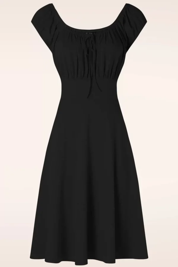 Store Vixen Tessy Swing Jurk In Zwart