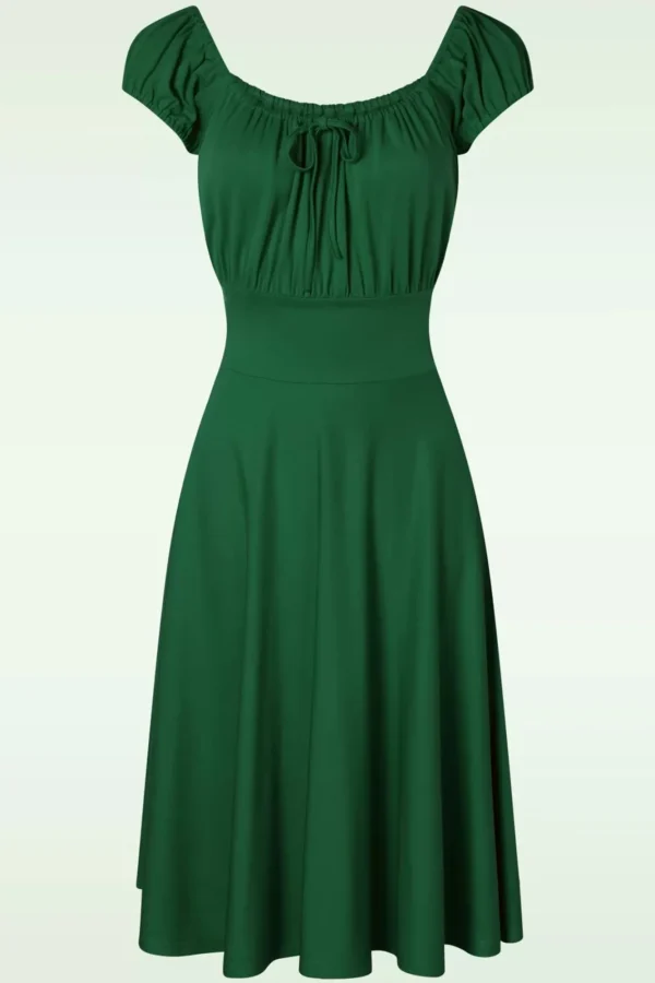 Store Vixen Tessy Swingjurk In Bosgroen