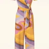 Online Zilch Thalia Jumpsuit In Sixties Lavendel