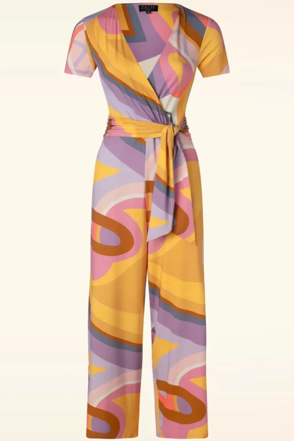 Online Zilch Thalia Jumpsuit In Sixties Lavendel