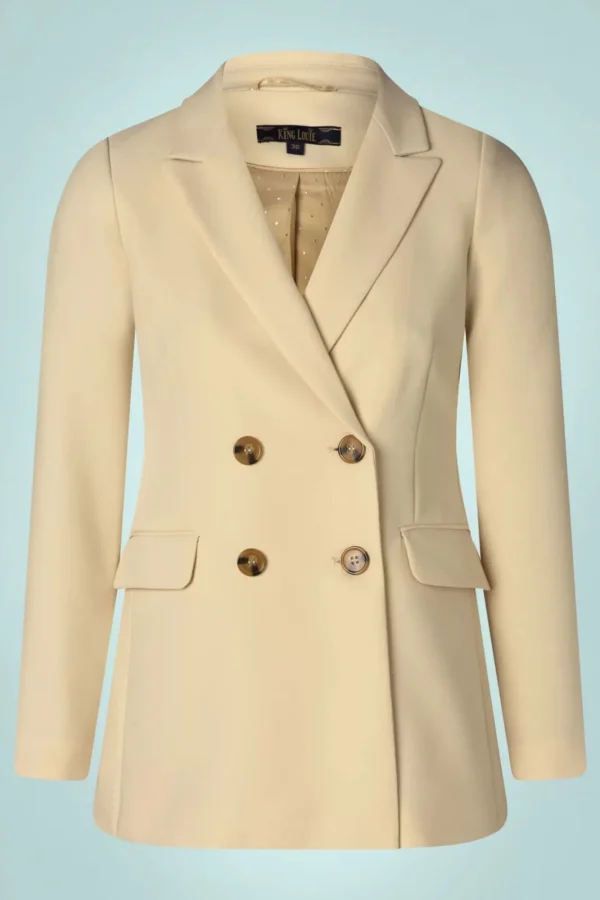Online King Louie Tina Simonet Blazer In Vanillecreme