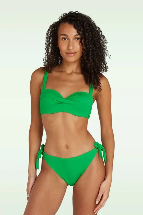 Outlet TC Beach Twisted Bikinitop In Bright Green Relief
