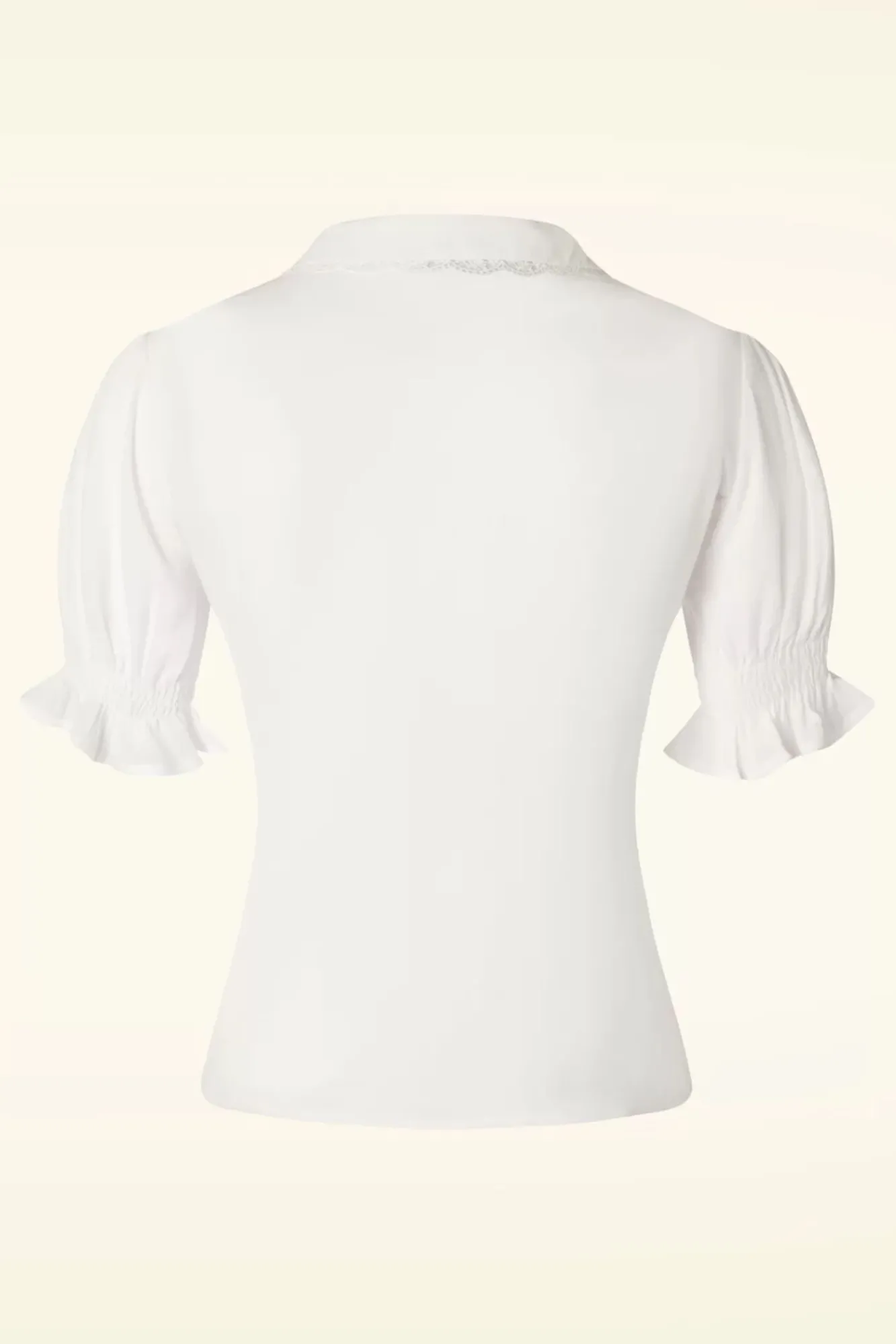 Cheap Vixen Vintage Geborduurde Bloemenblouse In Wit